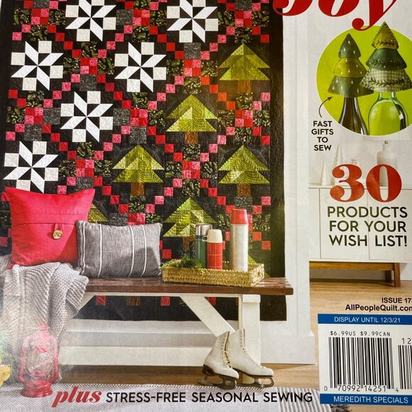 American Patchwork Quilting Crafting Magazine Dec 2021 Issue 173  Vol 29 No 6 u - Picture 3 of 11